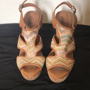 Multi colored Wedges